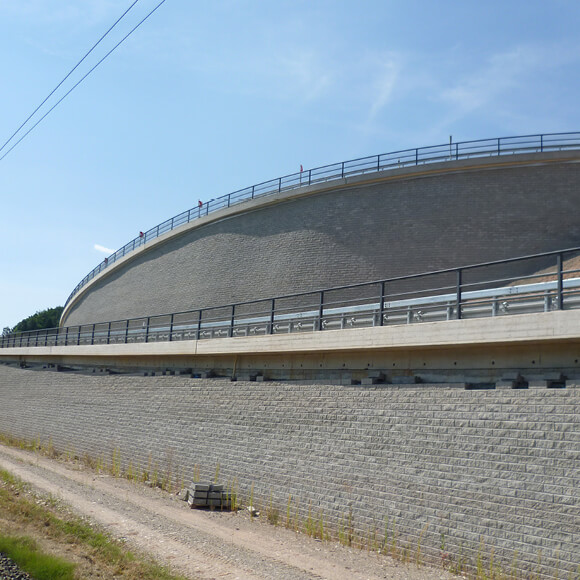 Image of Stützwände mit Bermen und Terrassen